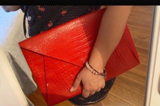 Pochette Fendi Busta Vintage Rossa