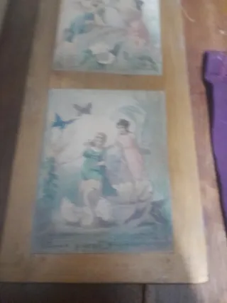 Quadri vintage con scene pastorali