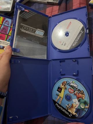 Lote 6 Juegos PS2: Sims 2, Tomb Raider, PES 2008