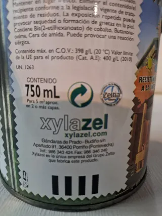Xylazel Decora y Protege Madera Roble Claro 750ml.