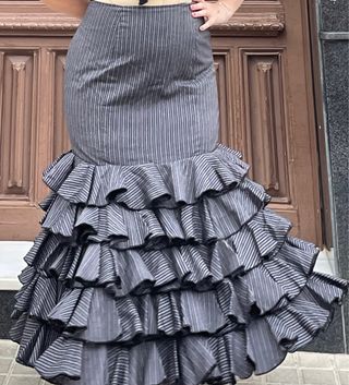 Falda de flamenca campera talla 48-50-52