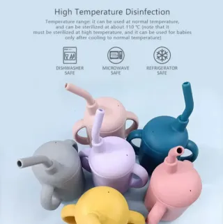 Pack babero y jarra silicona libres de BPA