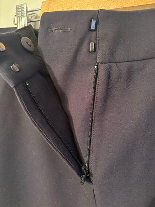 Massimo Dutti falda azul marino t. S