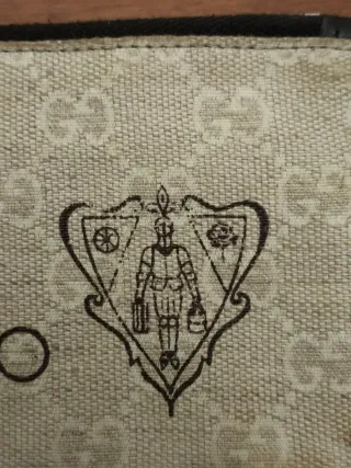 Pochette Gucci Tela Pelle Vintage GUCCIMuseo