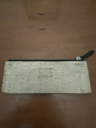 Pochette Gucci Tela Pelle Vintage GUCCIMuseo