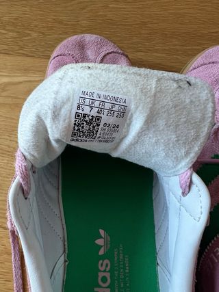 Adidas Gazelle Plataforma Rosa y Verde