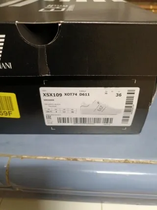 Zapatillas Emporio Armani EA7 Talla 36. ORIGINALES