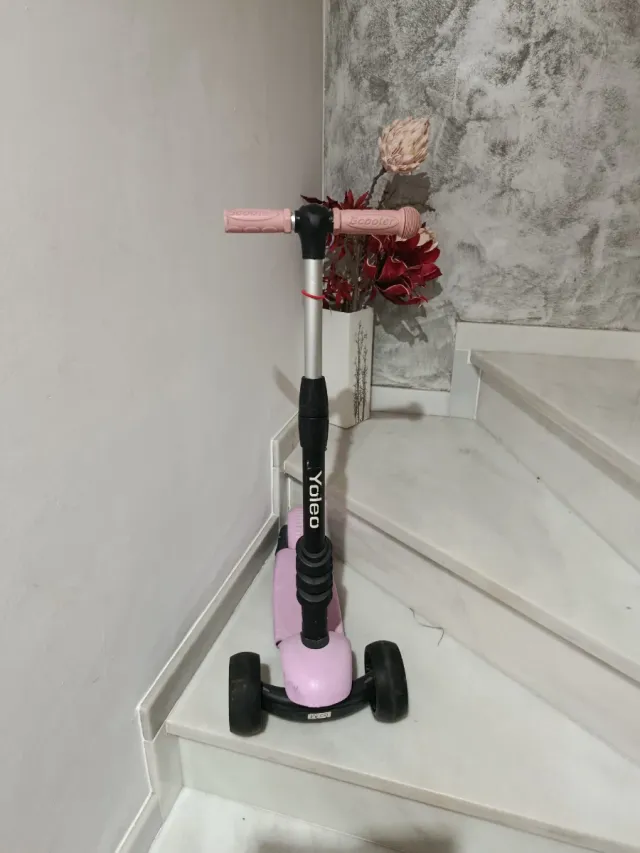 Patinete infantil 3 ruedas rosa