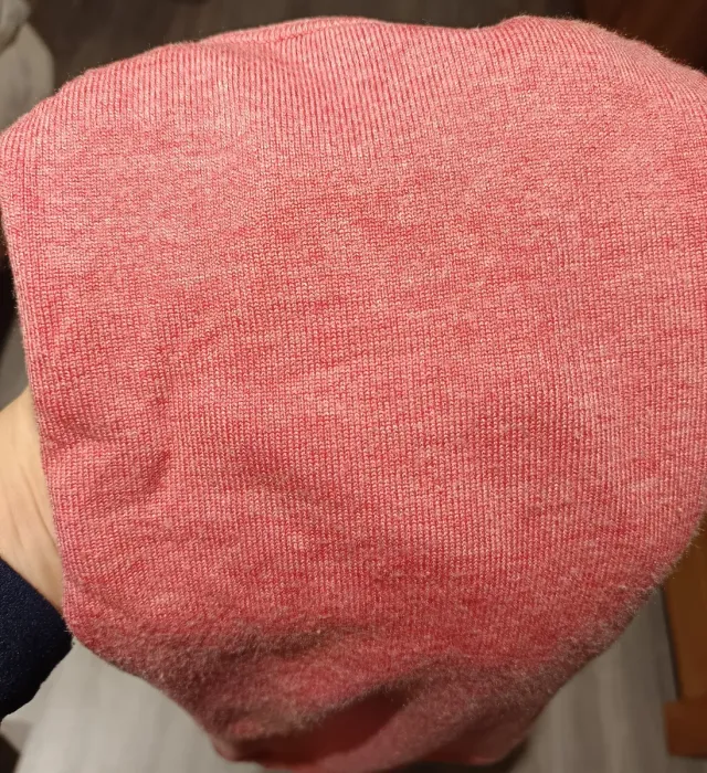 Jersey rosa de punto fino