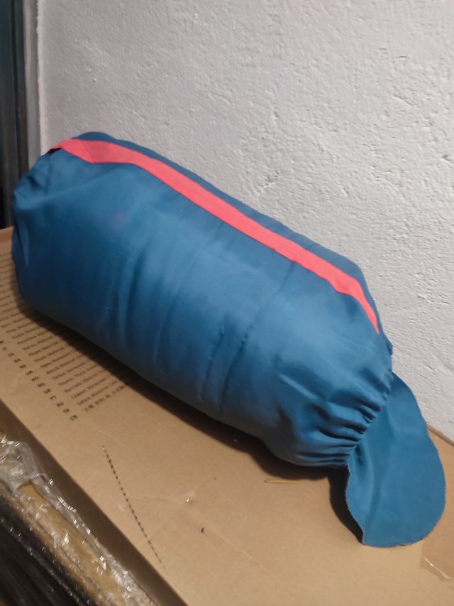 Saco de dormir vintage azul