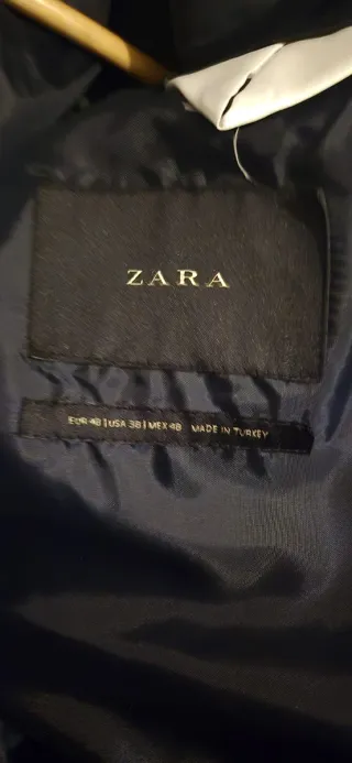 Traje Zara Gris y Azul