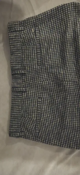 Traje Zara Gris y Azul