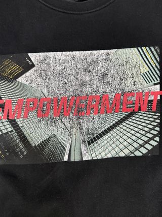 Felpa Bershka Nera Unisex Taglia s