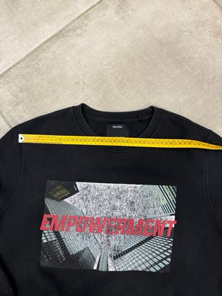 Felpa Bershka Nera Unisex Taglia s