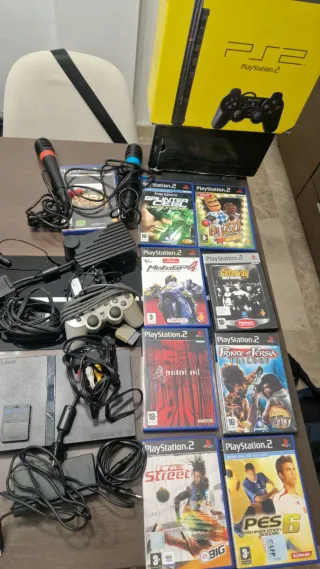 Consola PlayStation 2 + 7 Juegos