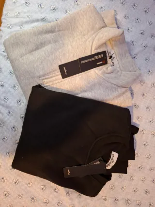 Sudadera Negra Stone Island Talla L