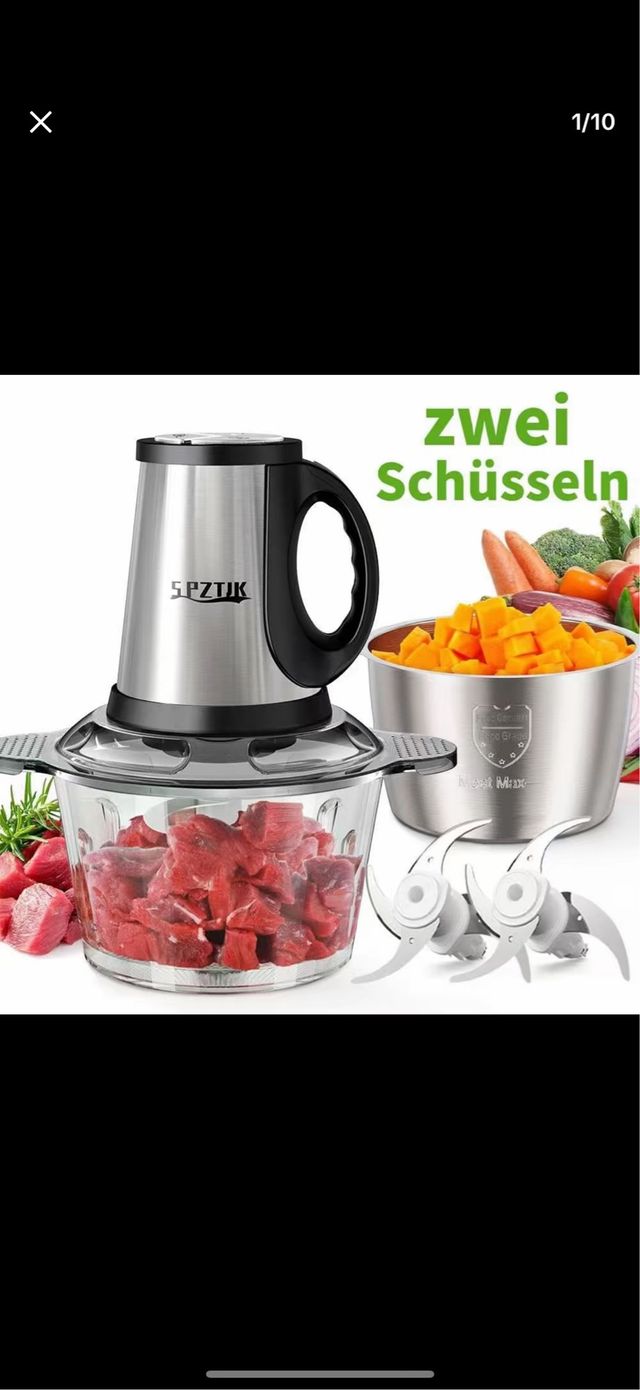 Picadora de carne acero inoxidable