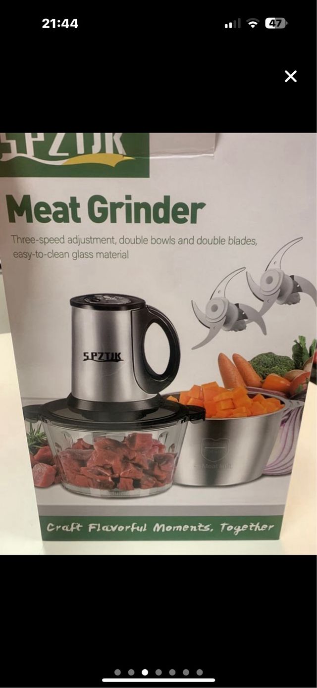 Picadora de carne acero inoxidable