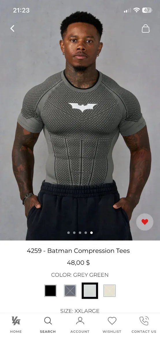 Camiseta Batman Compression Tees S