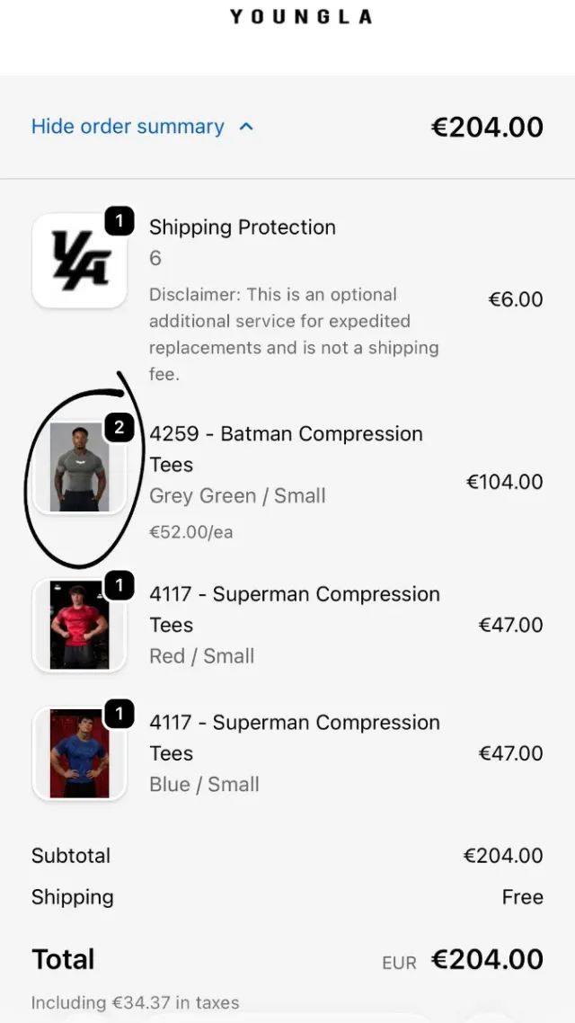 Camiseta Batman Compression Tees S