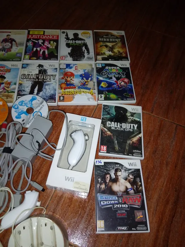 Consola Nintendo Wii +16 Juegos y Accesorios