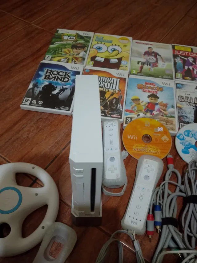 Consola Nintendo Wii +16 Juegos y Accesorios