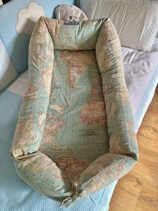 Nido bebé muselina mapa + funda recambio