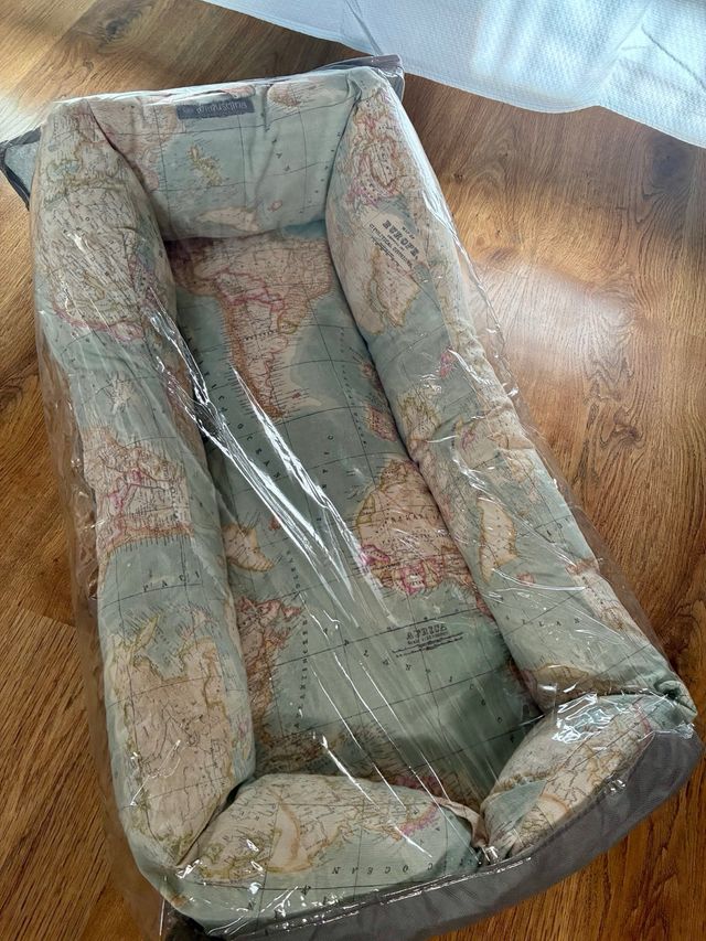 Nido bebé muselina mapa + funda recambio