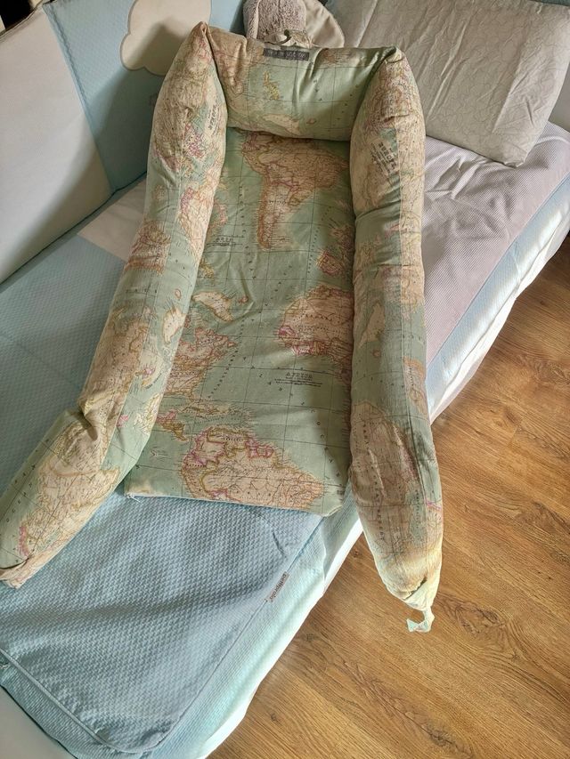 Nido bebé muselina mapa + funda recambio