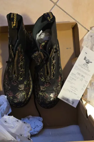 Dr. Martens Stivali con Rose e Zip