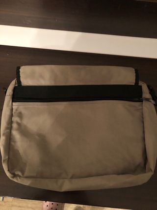 Bolsa Coronel Tapioca  beige y negra