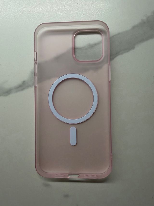 Custodia iPhone 12 Pro MagSafe Rosa