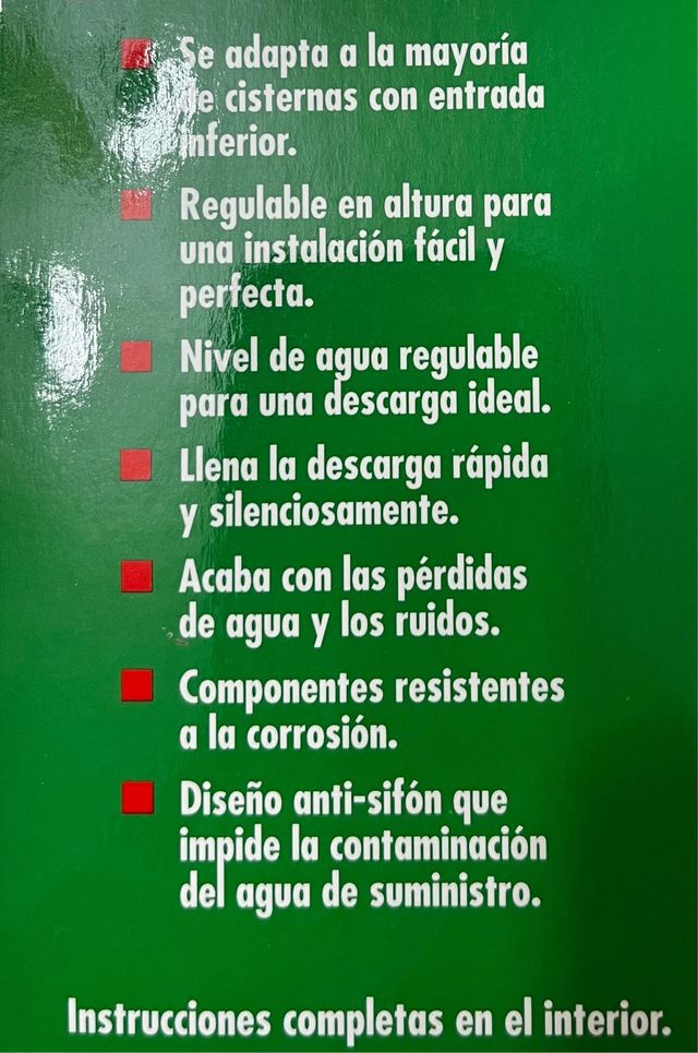 Válvula Flotador Fluidmaster 400EL Silenciosa