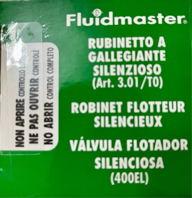 Válvula Flotador Fluidmaster 400EL Silenciosa