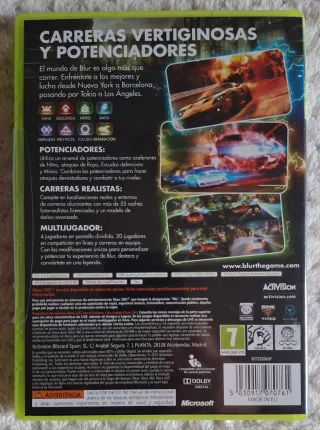 🇪🇸 Juego Xbox 360 Blur Carreras