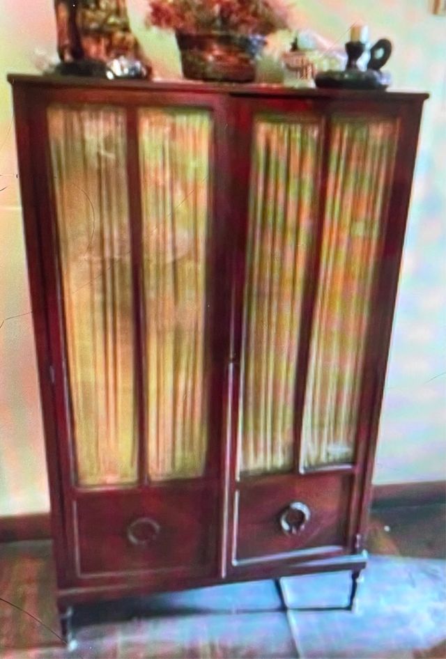 antigua vitrina francesa caoba