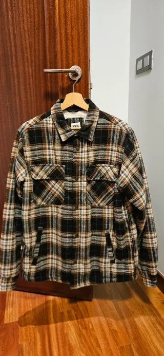 Chaqueta Zara cuadros hombre