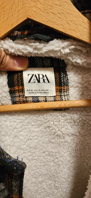 Chaqueta Zara cuadros hombre