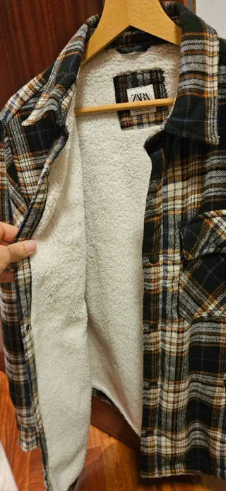 Chaqueta Zara cuadros hombre