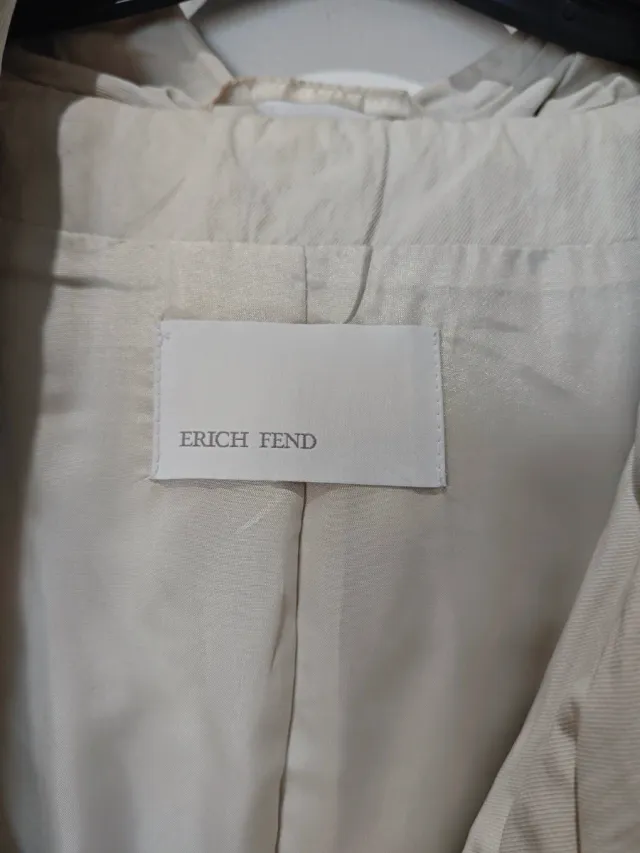 Gabardina Beige Mujer