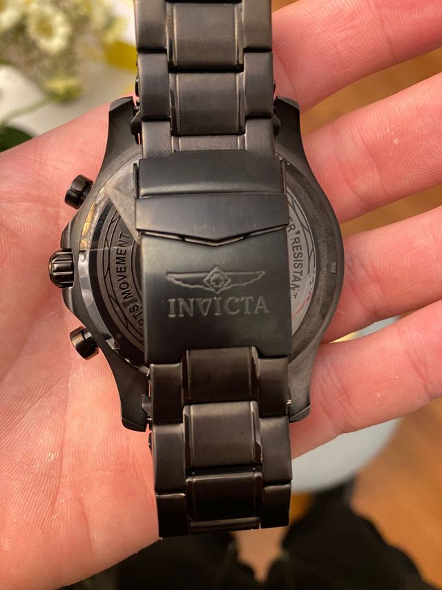 Reloj Invicta Cronógrafo Negro Hombre