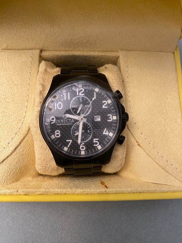Reloj Invicta Cronógrafo Negro Hombre