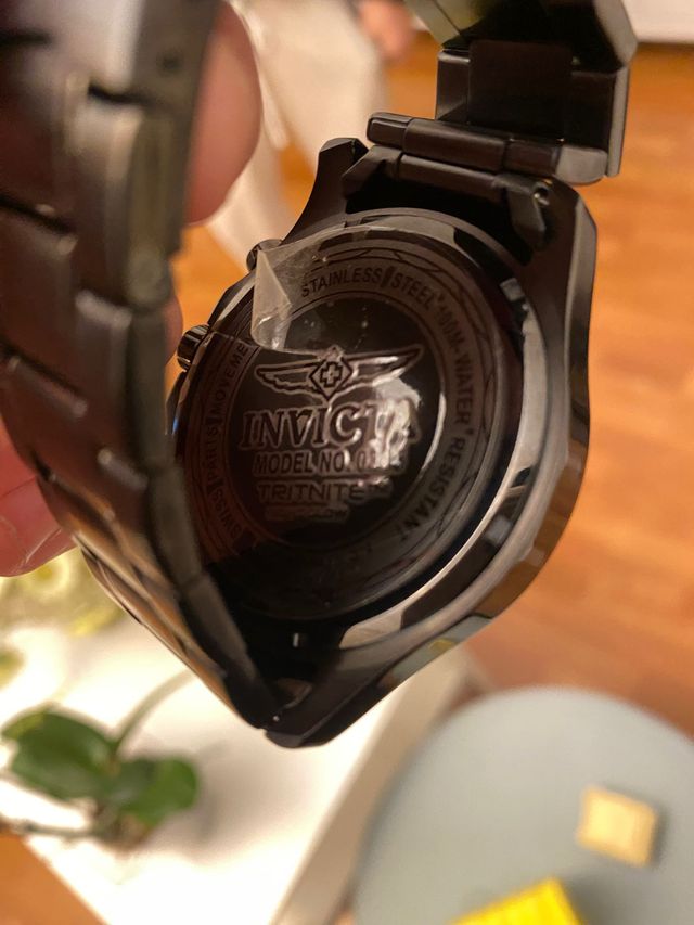 Reloj Invicta Cronógrafo Negro Hombre