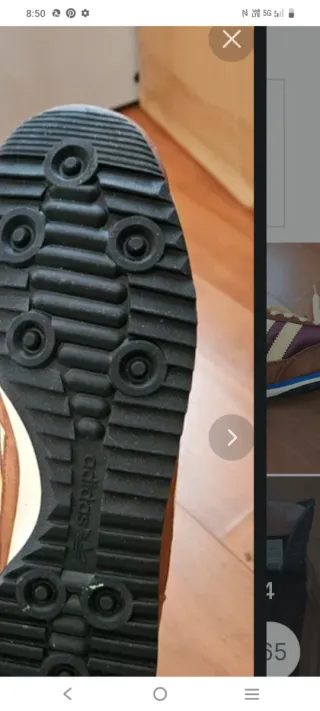 Zapatillas Adidas SL72 Marrón/Morado