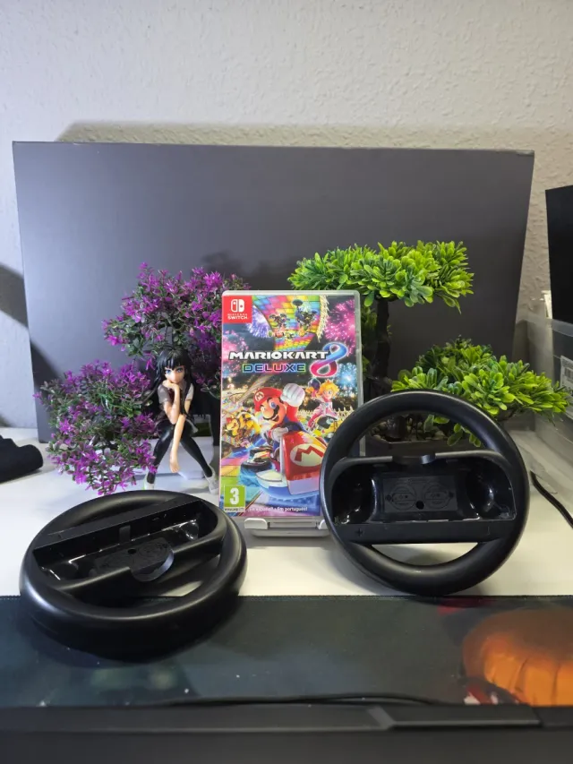 Mario Kart 8 Deluxe + Volantes Nintendo Switch