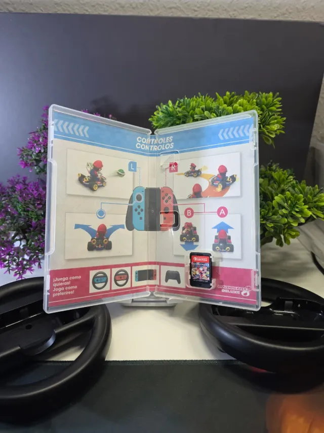 Mario Kart 8 Deluxe + Volantes Nintendo Switch