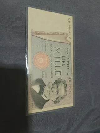 Banconota 1000 Lire Giuseppe Verdi perfetto