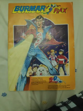 Álbum Burmar Flax con 69 cromos