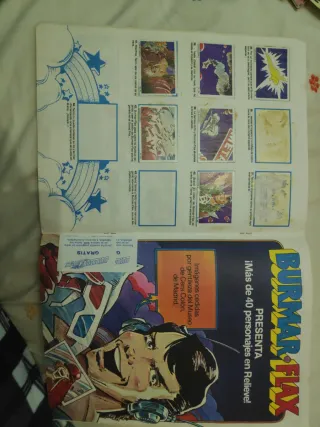 Álbum Burmar Flax con 69 cromos