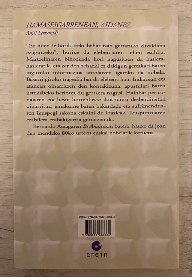 Hamaseigarrenean aidanez